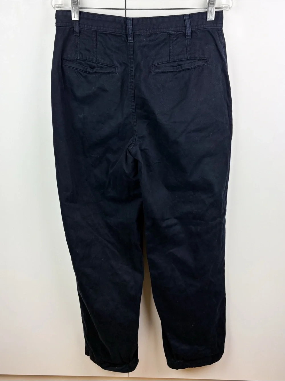 Free People Cya Later Skate Trouser Pant Black 100% Cotton Size 4 Breathable